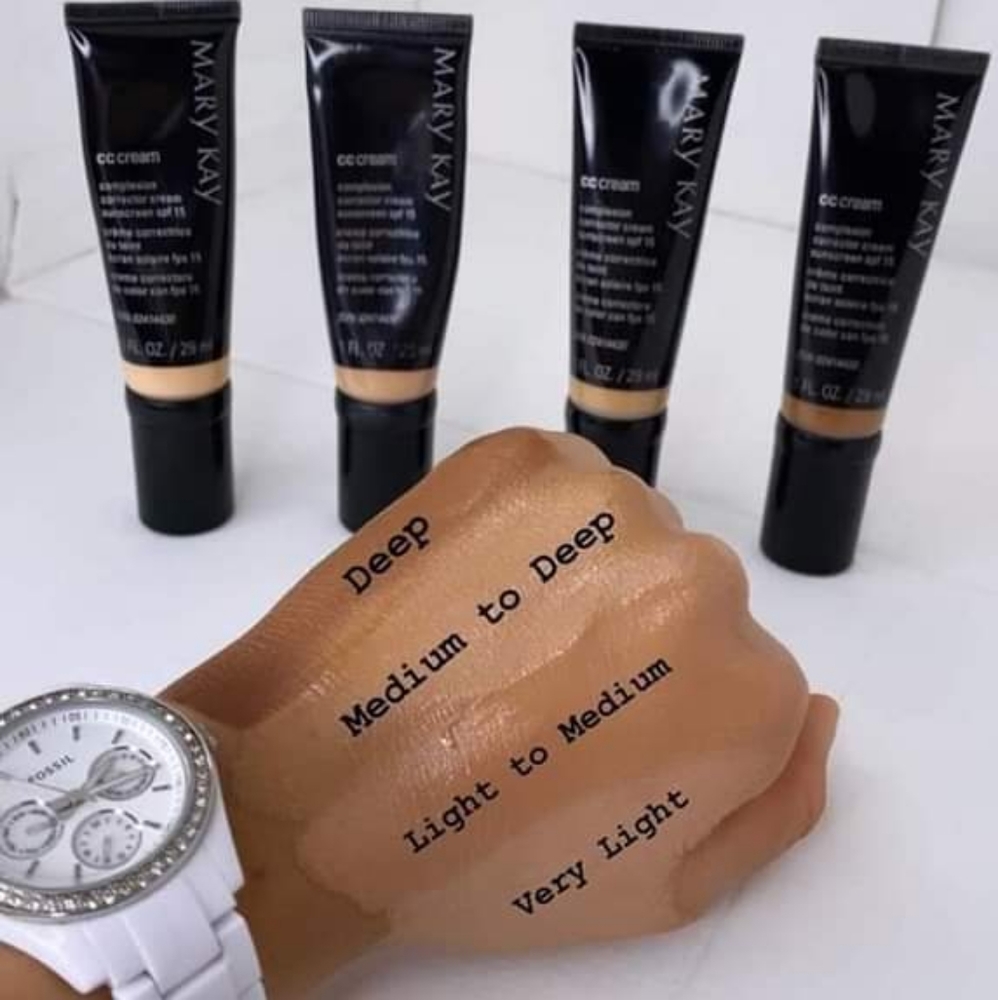 Mary Kay cc cream medium to deep.